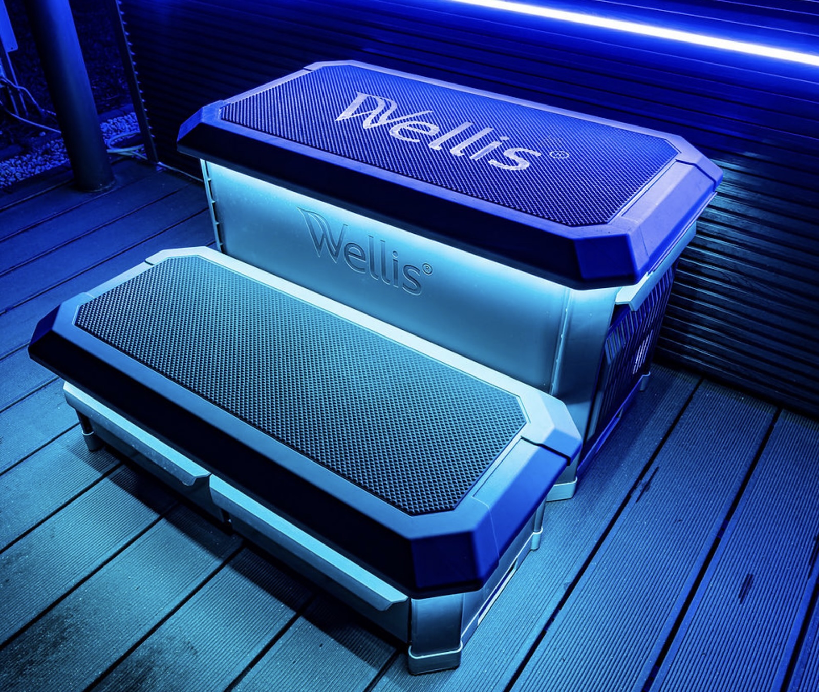 Wellis Smart-In-Step Whirlpooltreppe Einstiegstreppe für Whirlpools inkl. LED Beleuchtung