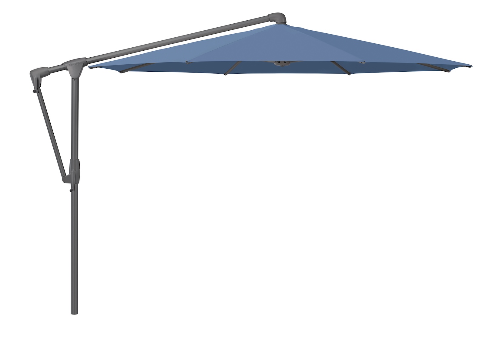 GLATZ Sonnenschirm SUNWING® CASA rund ø 330 cm Gestell anthrazit 6 Farbvarianten Ampelschirm
