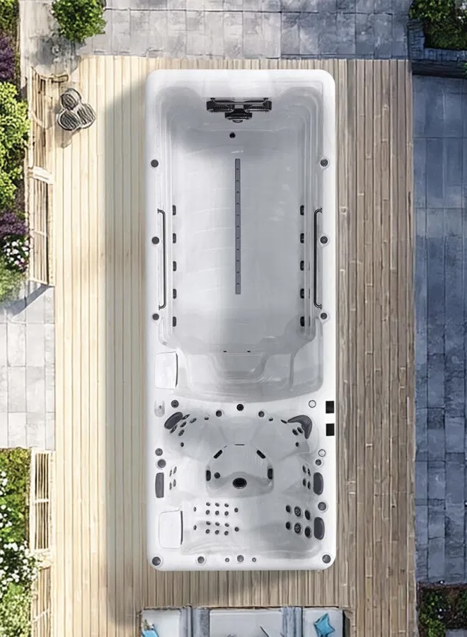 Platinum Spas Helios Swim Spa 590x225x150cm River Jet System inkl. Thermoabdeckung