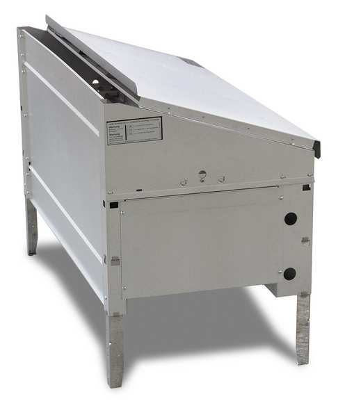 Eos Invisio XL Unterbankofen 9 kW Premium Saunaofen Standmodel aus Edelstahl