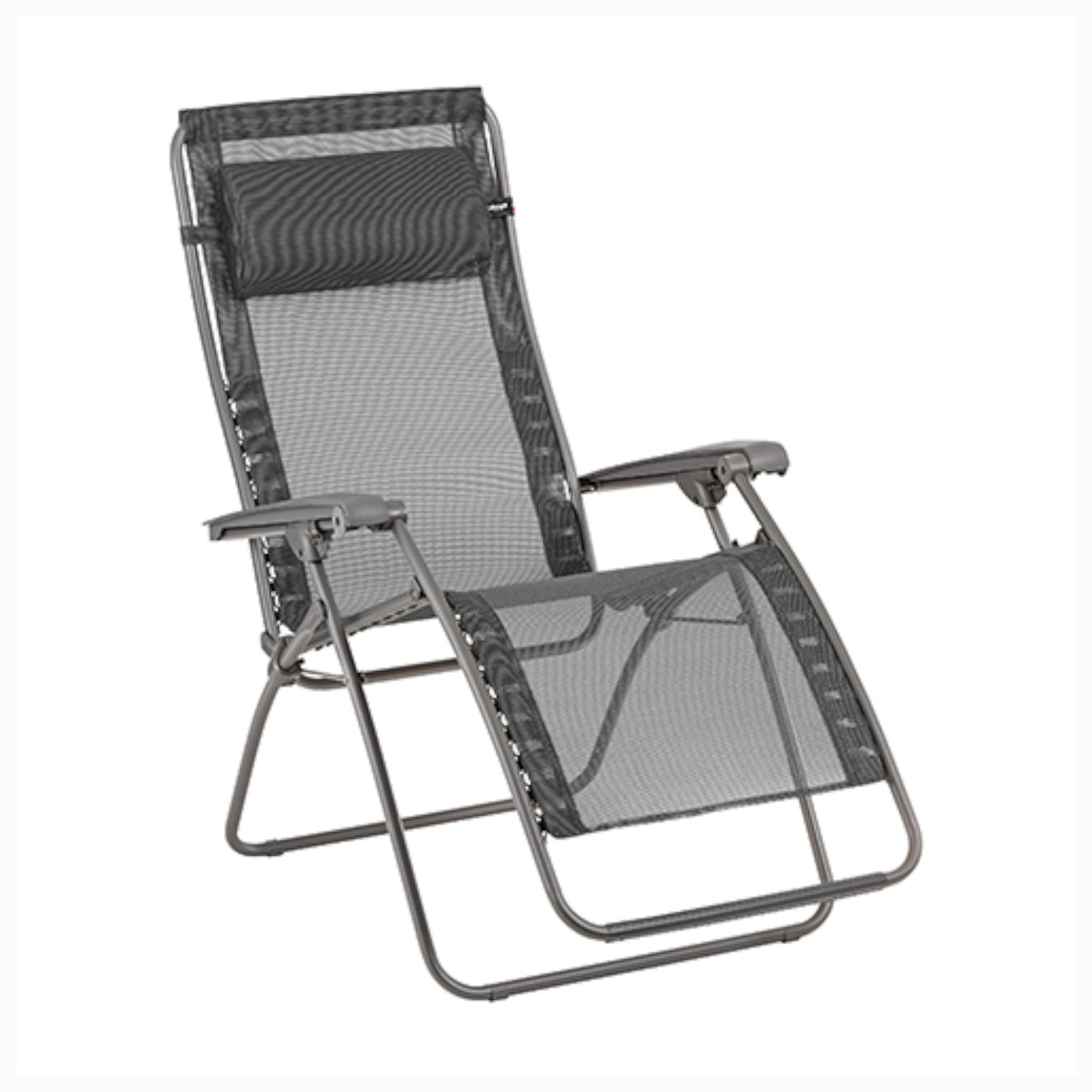 Lafuma RSXA Clip Black Titane Relaxliege Batyline® Iso Sonnenliege LFM2055.8551