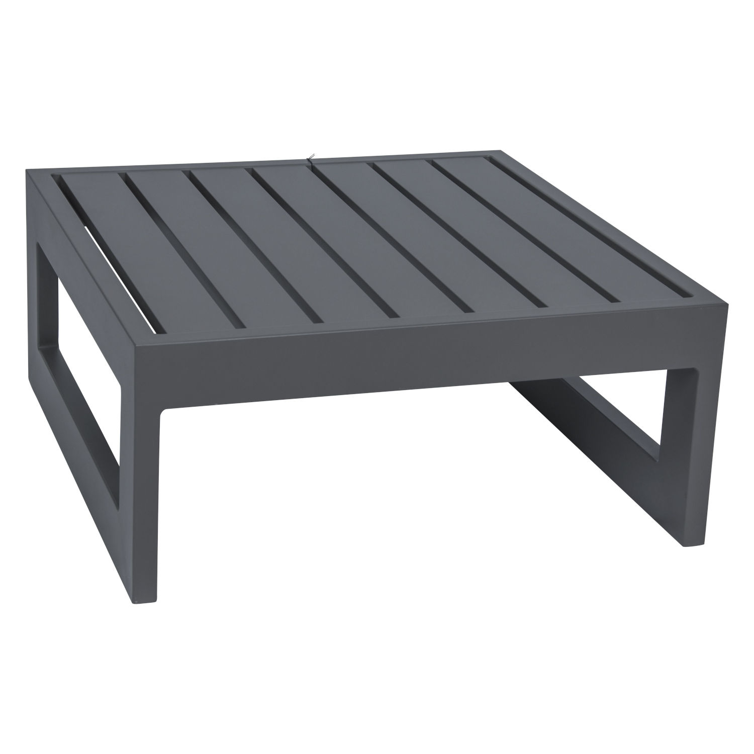 Stern Beistelltisch/Hocker New Holly Aluminium anthrazit 72x72x33 cm Loungetisch Tisch