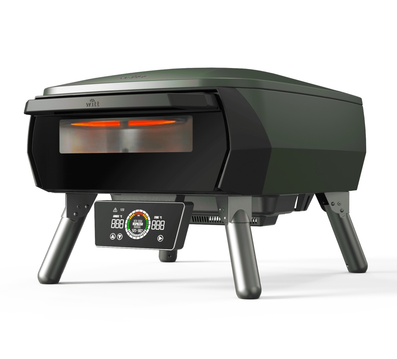 Witt eGNITE 13" Control Elektro Pizzaofen Matt Grün 100002515