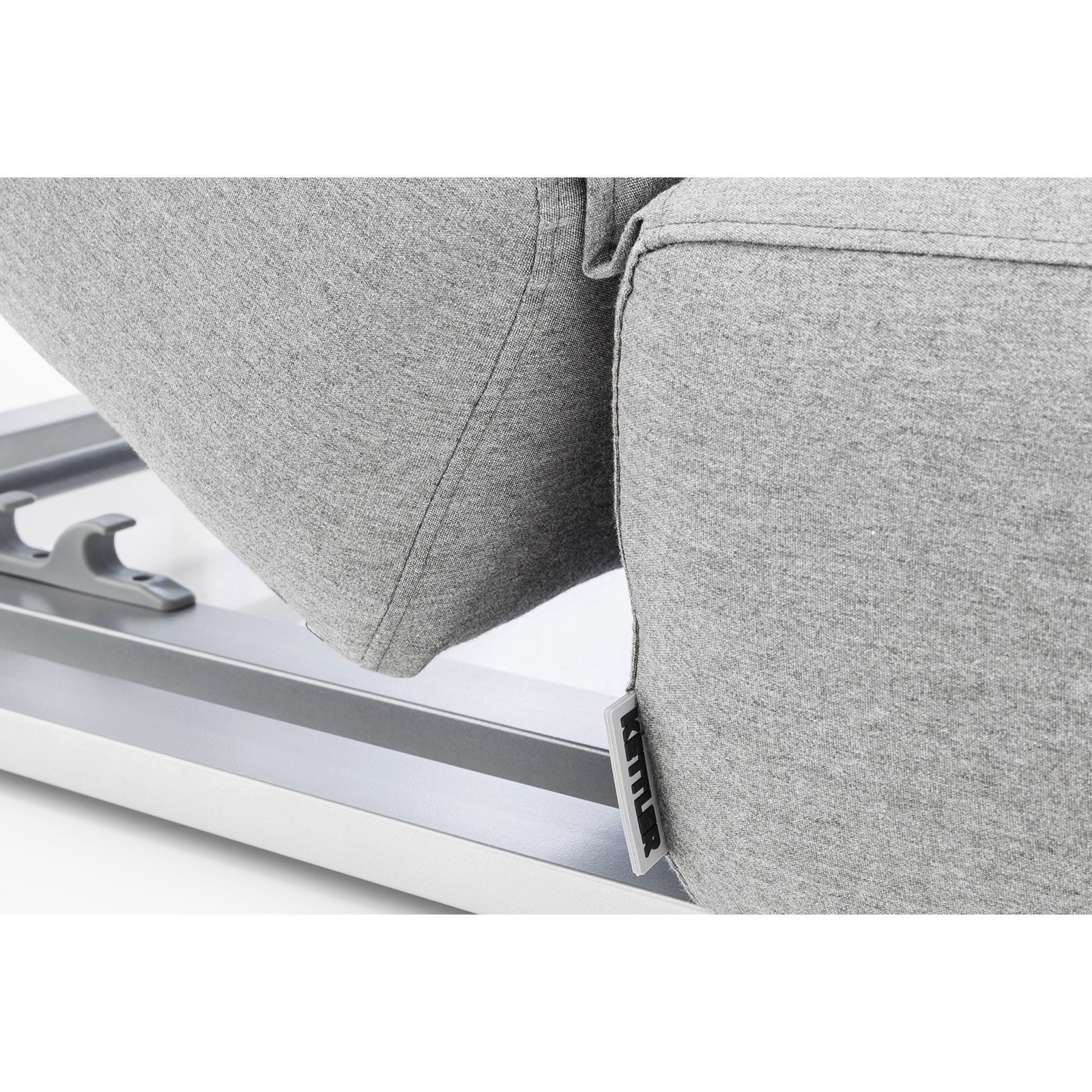 Kettler Sonnenliege Daybed EGO anthrazit/natte linen Aluminium Sunbrella®