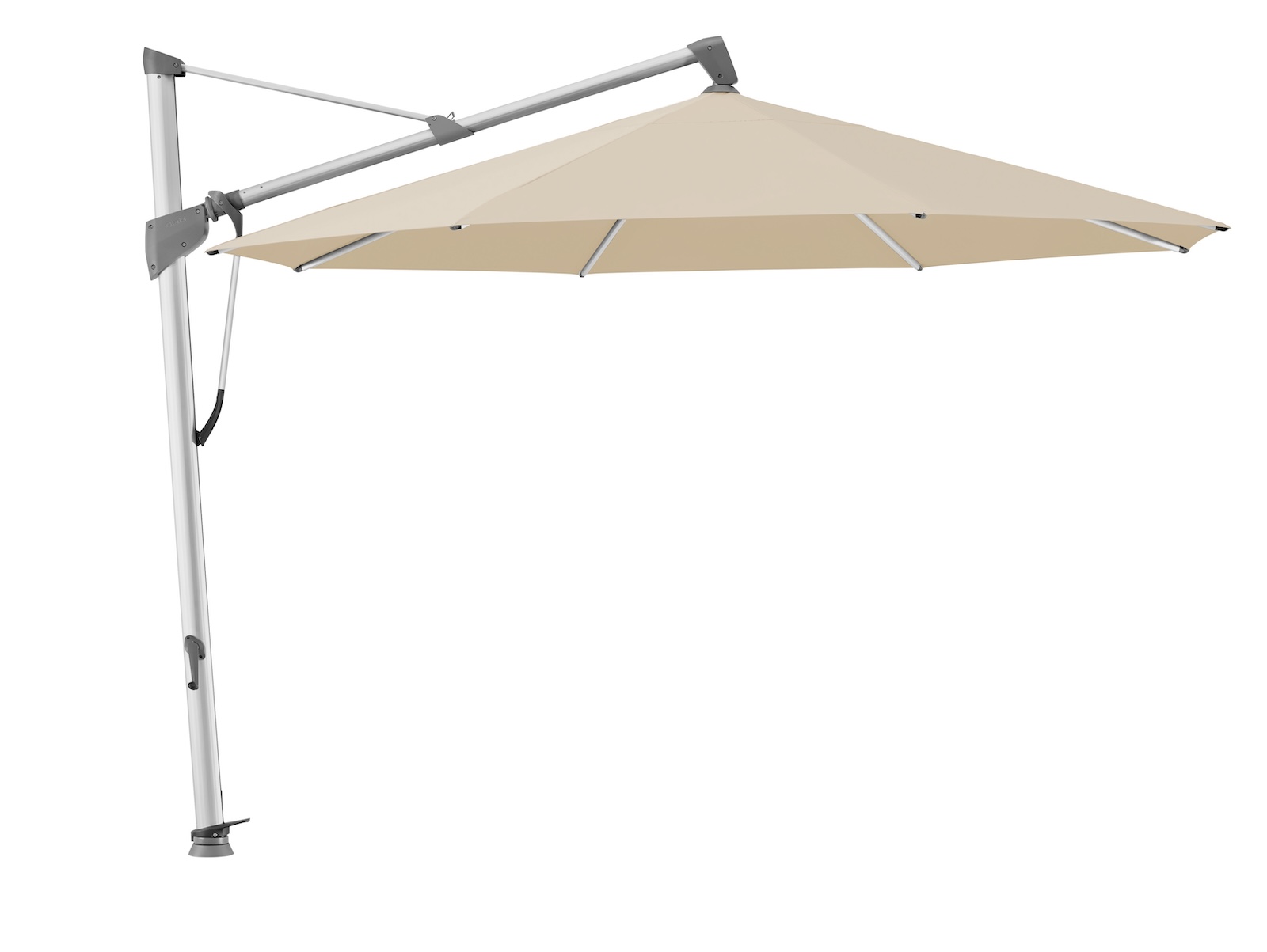 GLATZ Ampelschirm SOMBRANO® S+ rund ø 350 cm Freiarmschirm Farbe 422 Cream