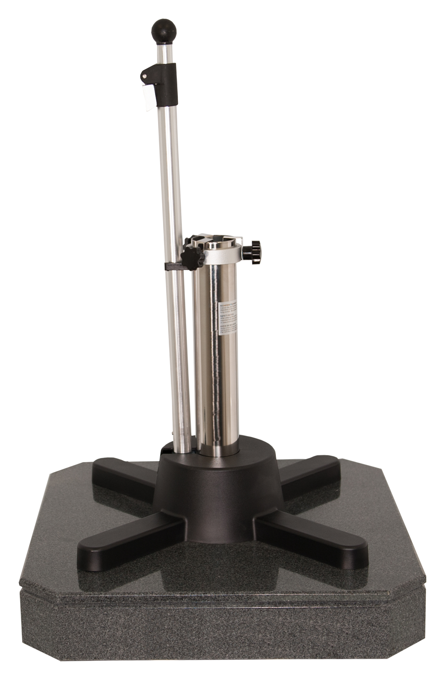 Liro Schirmständer Mini Plus 50 S mit flexibler Klemmung Granit 51 x 51 cm dunkelgrau G50S-51-06