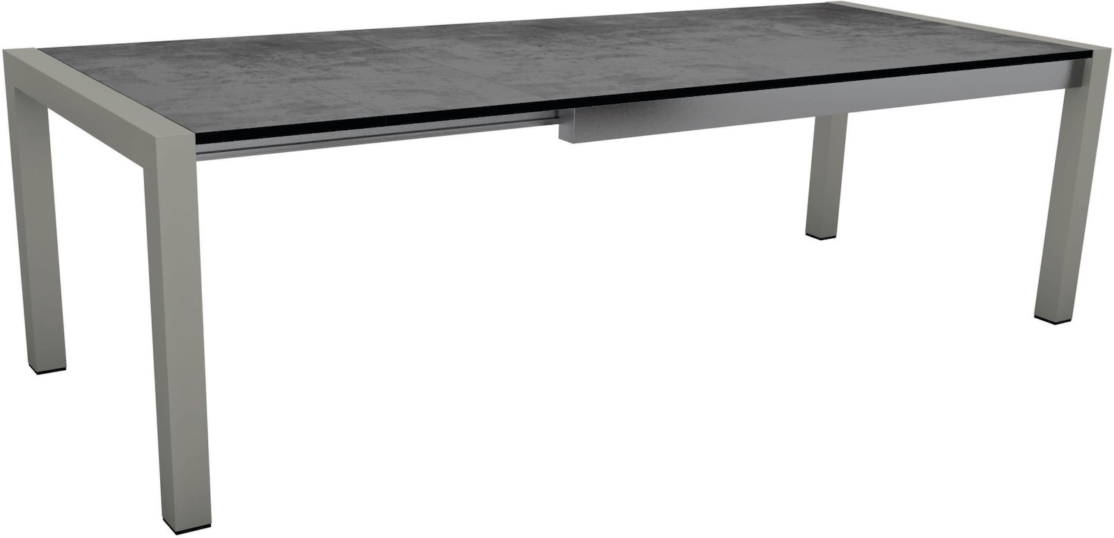 Stern Standard Ausziehtisch Gartentisch Dining-Tisch Aluminium graphit 174/254x90 cm