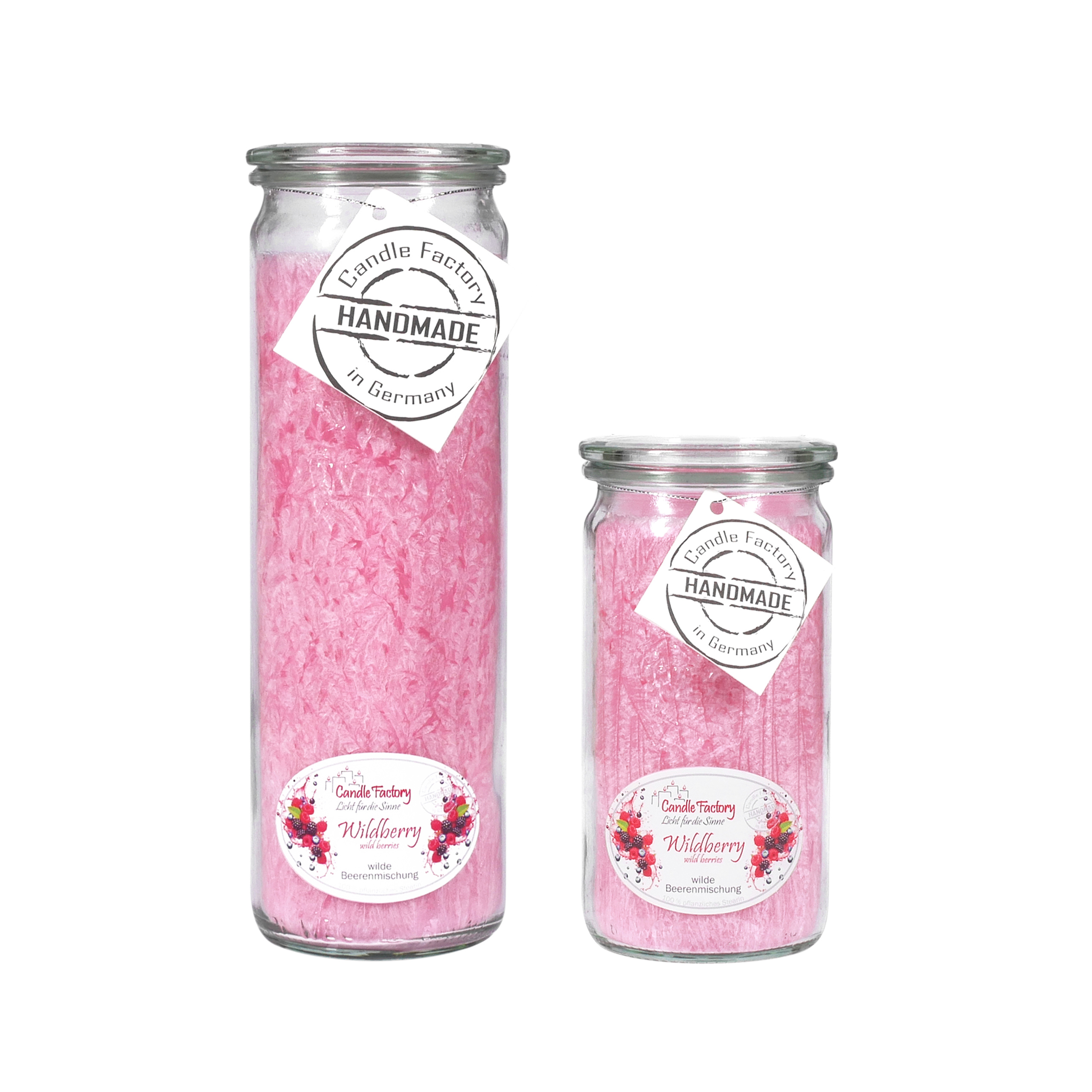 Candle Factory Kerzen-Set Wildberry Big + Mini Jumbo Duftkerze Dekokerze