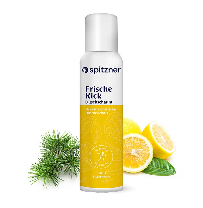 Spitzner Duschschaum FrischeKick 150 ml Wellness-Dusche sanft hautverträglich und 100% vegan