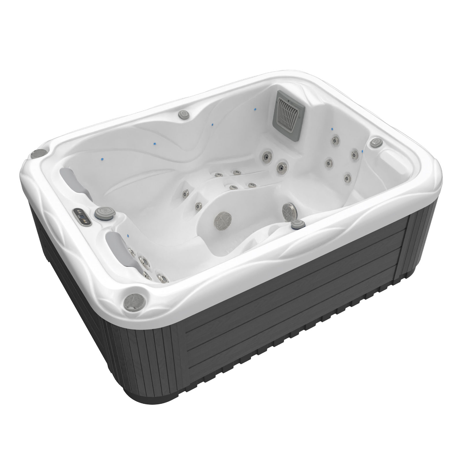 Wellis Firenze Life Deluxe Whirlpool Außenwhirlpool 213x160x75cm für 3 Personen inkl. Thermocover
