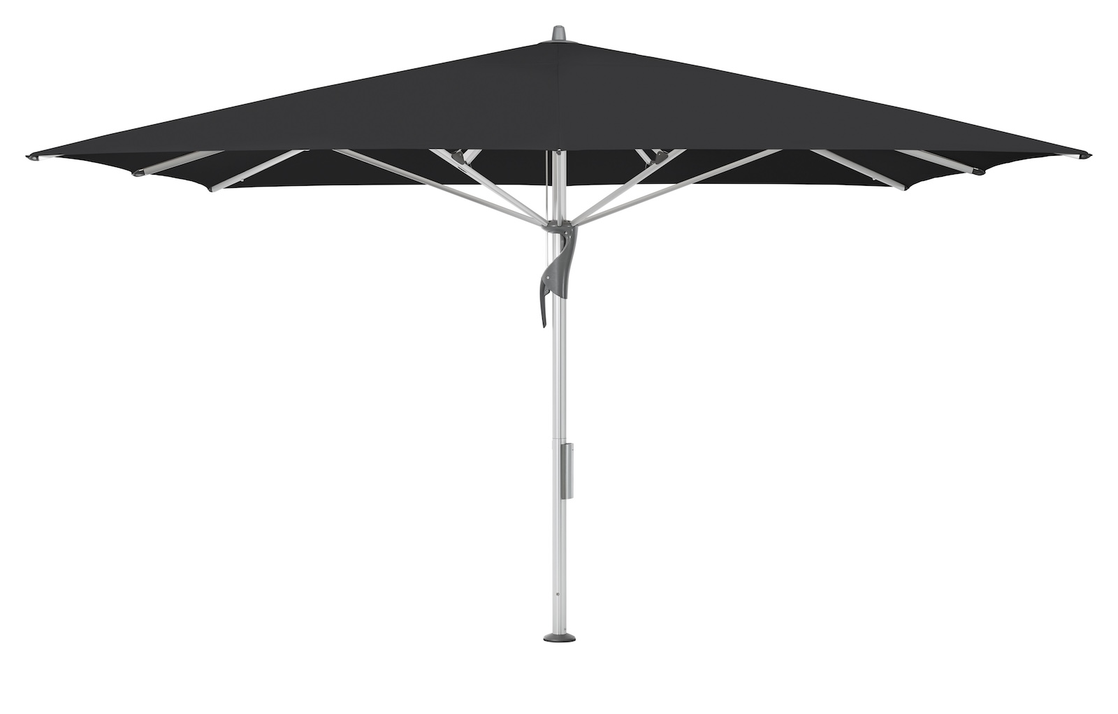 GLATZ Sonnenschirm FORTELLO® rechteckig 400 x 300 cm Mittelmastschirm inkl. Akku-Pack in 10 Farben