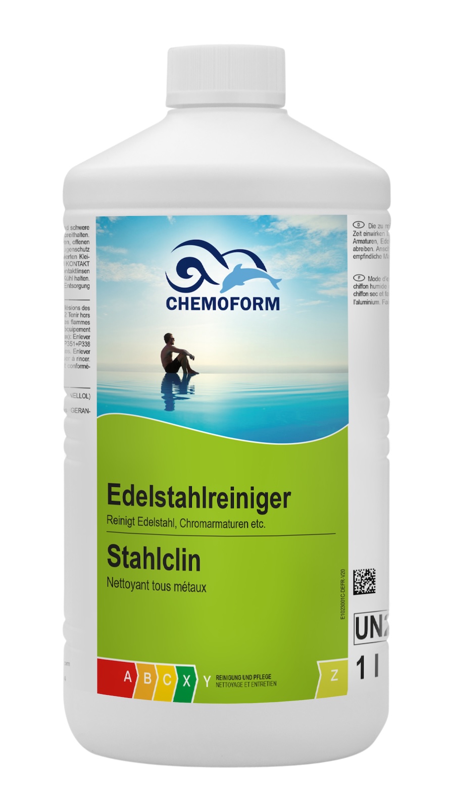 Chemoform Edelstahlreiniger 1 l Stahlicin gegen Flugrost und Verschmutzungen