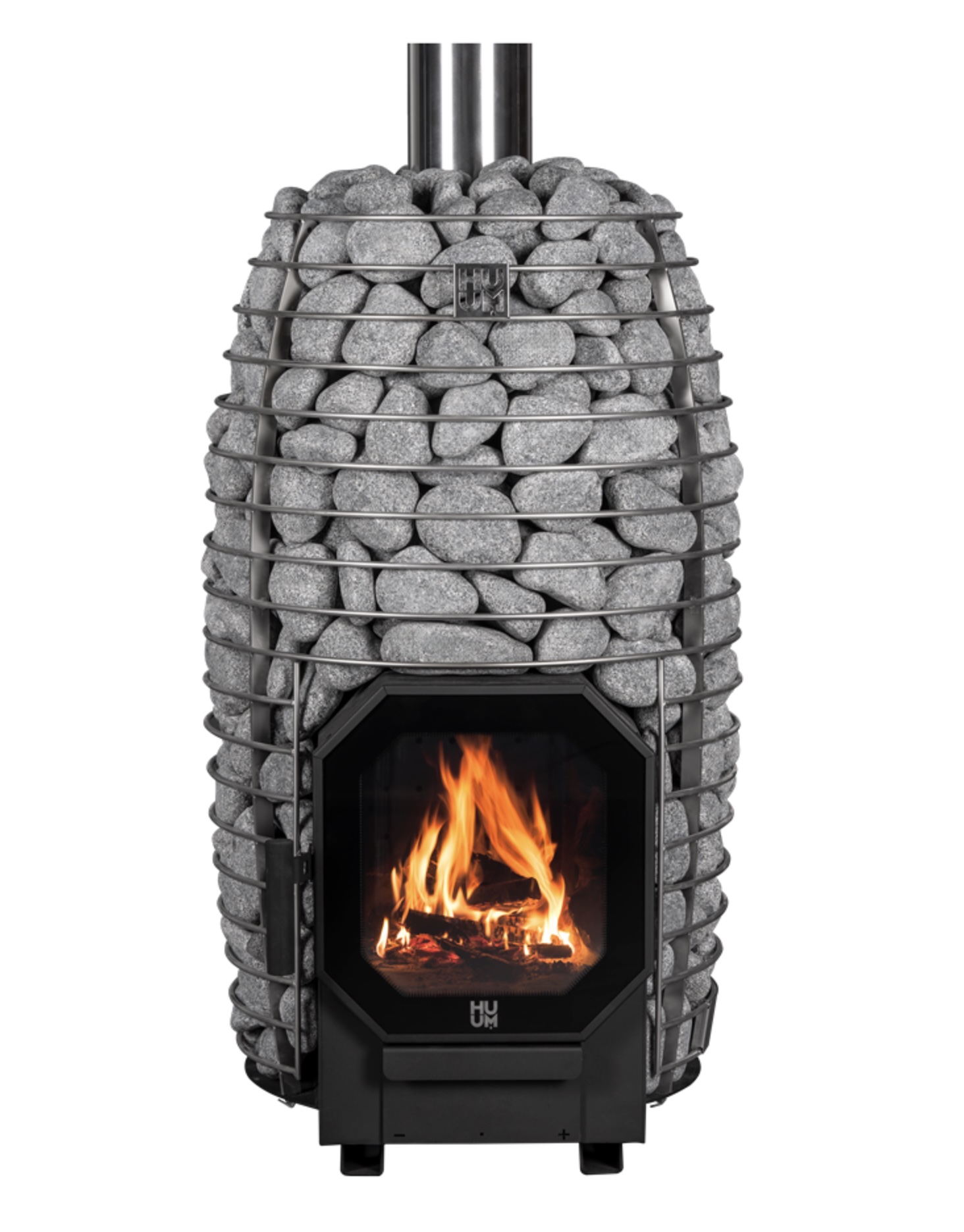 HUUM HIVE Flow Holz beheizter Saunaofen 9,8 kW Sauna Holzofen mit BimSchV 2