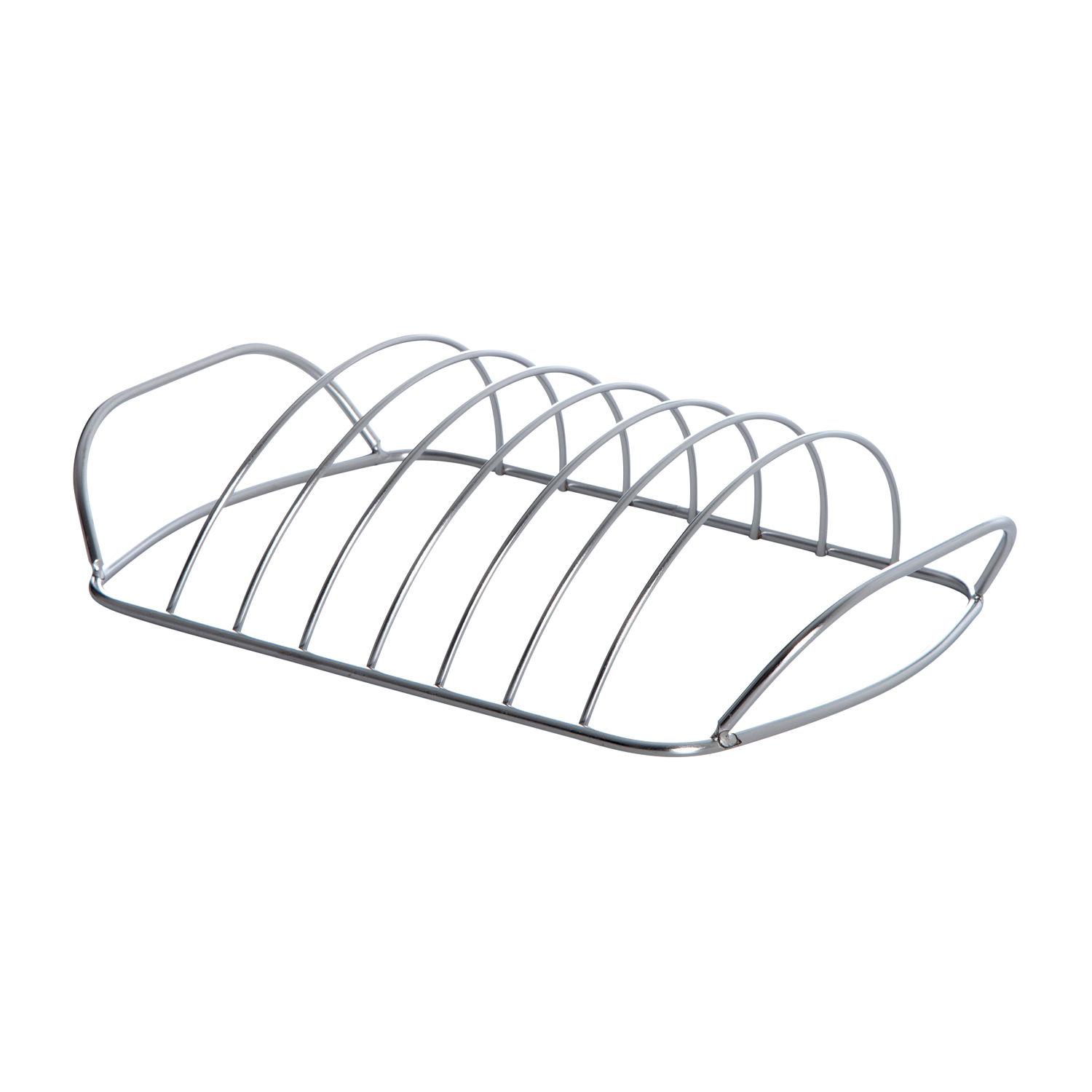 Allgrill Spareribs-Halter aus Edelstahl 30 x 18 x 8 cm