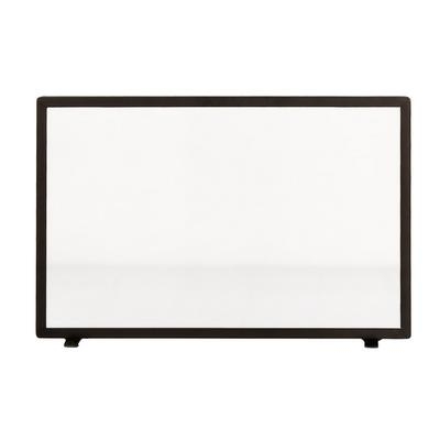 Heibi Funkenschutz Stahl/Glas schwarz 71x15x47 cm einteilig