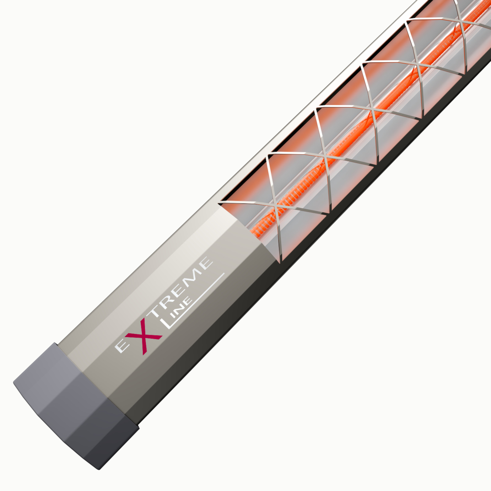ExtremeLine HeatFlare carbon Titanium Infrarotstrahler 3200W mit BLE Steuerungssystem