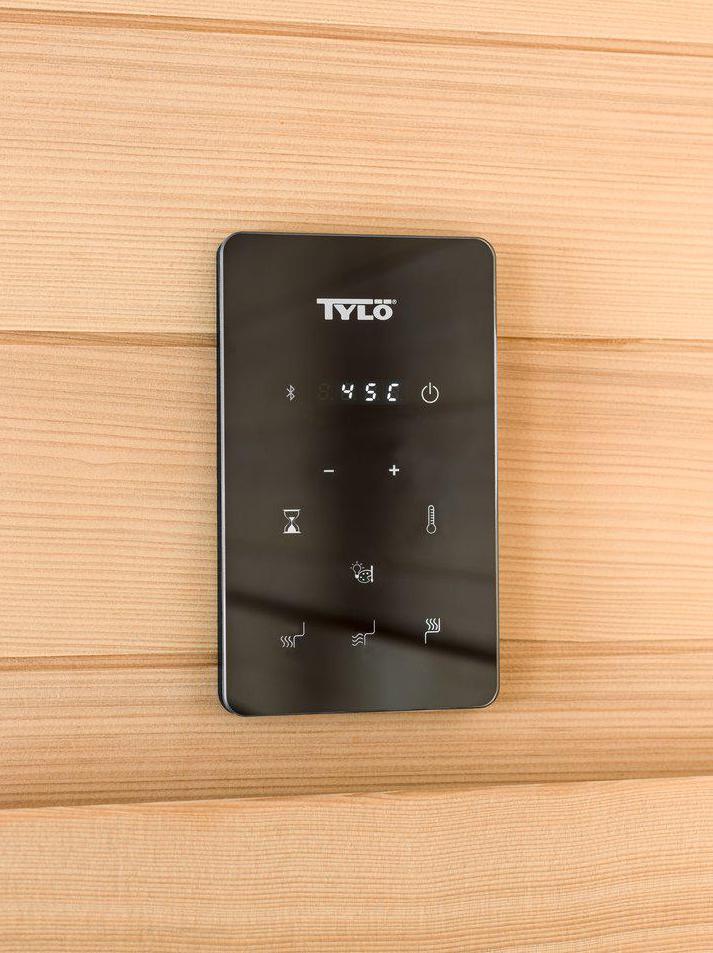 Tylö Infrarotkabine Tylösand T820H Schwarz IR-Wärmekabine mit WLAN Steuerung