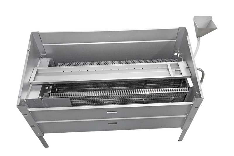 Eos Invisio XL Unterbankofen 9 kW Premium Saunaofen Standmodel aus Edelstahl