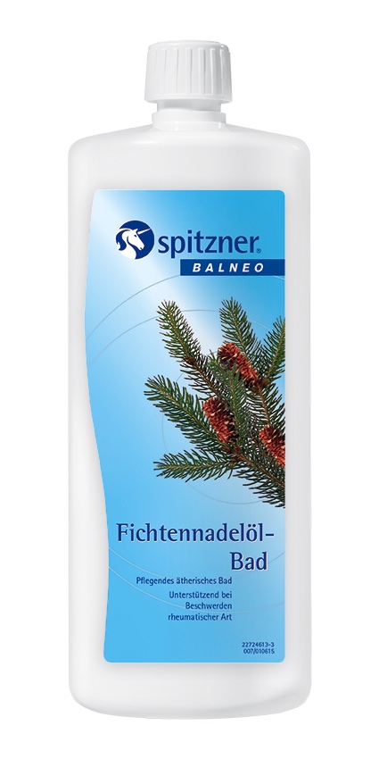 Spitzner Fichtennadelöl Bad 1 Liter Gesundheitsfördernder Badezusatz mit ätherischem Öl