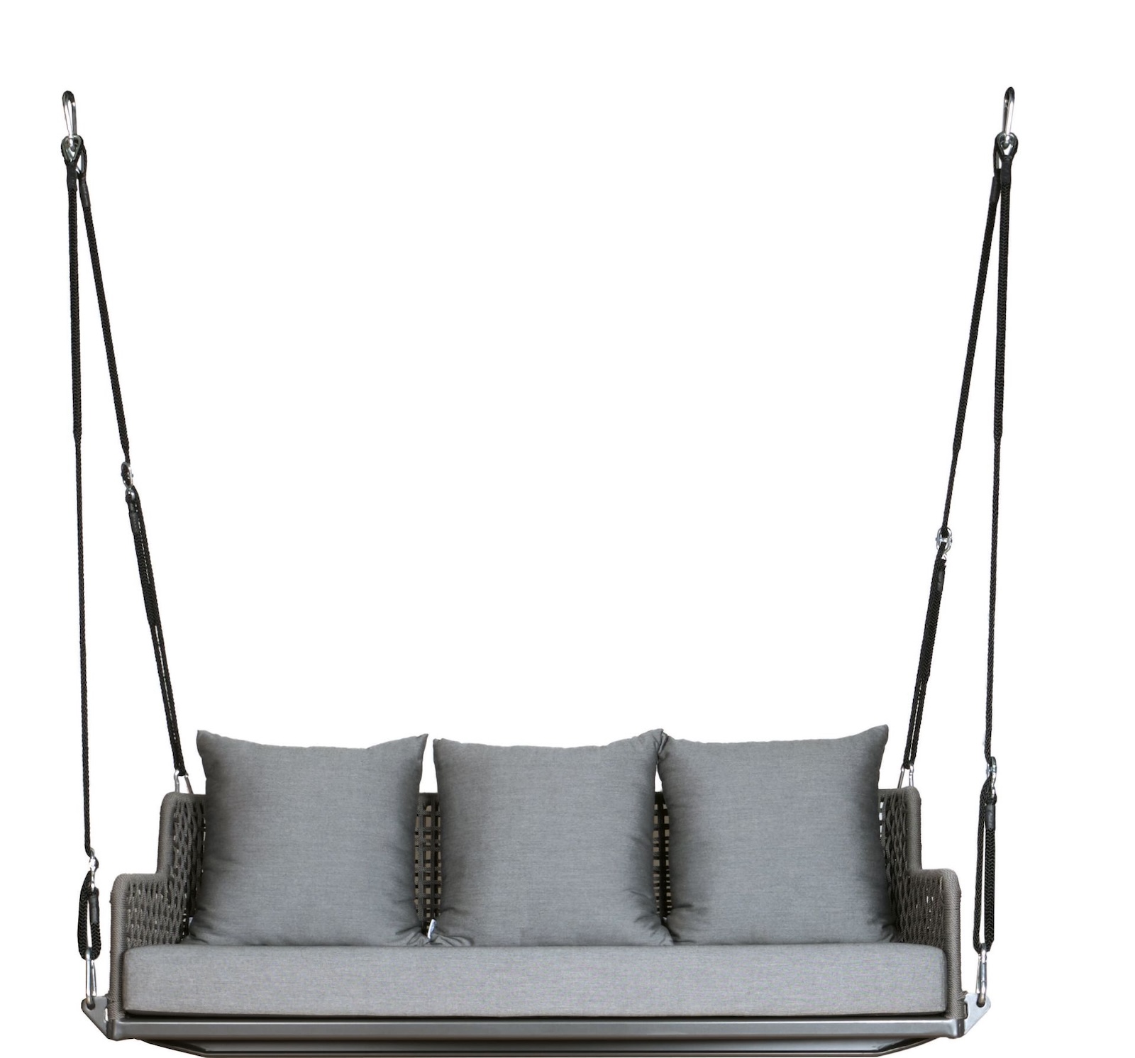 Stern Greta 2-Sitzer Schaukel Hängesessel Hängestuhl Hängeschaukel seidengrau