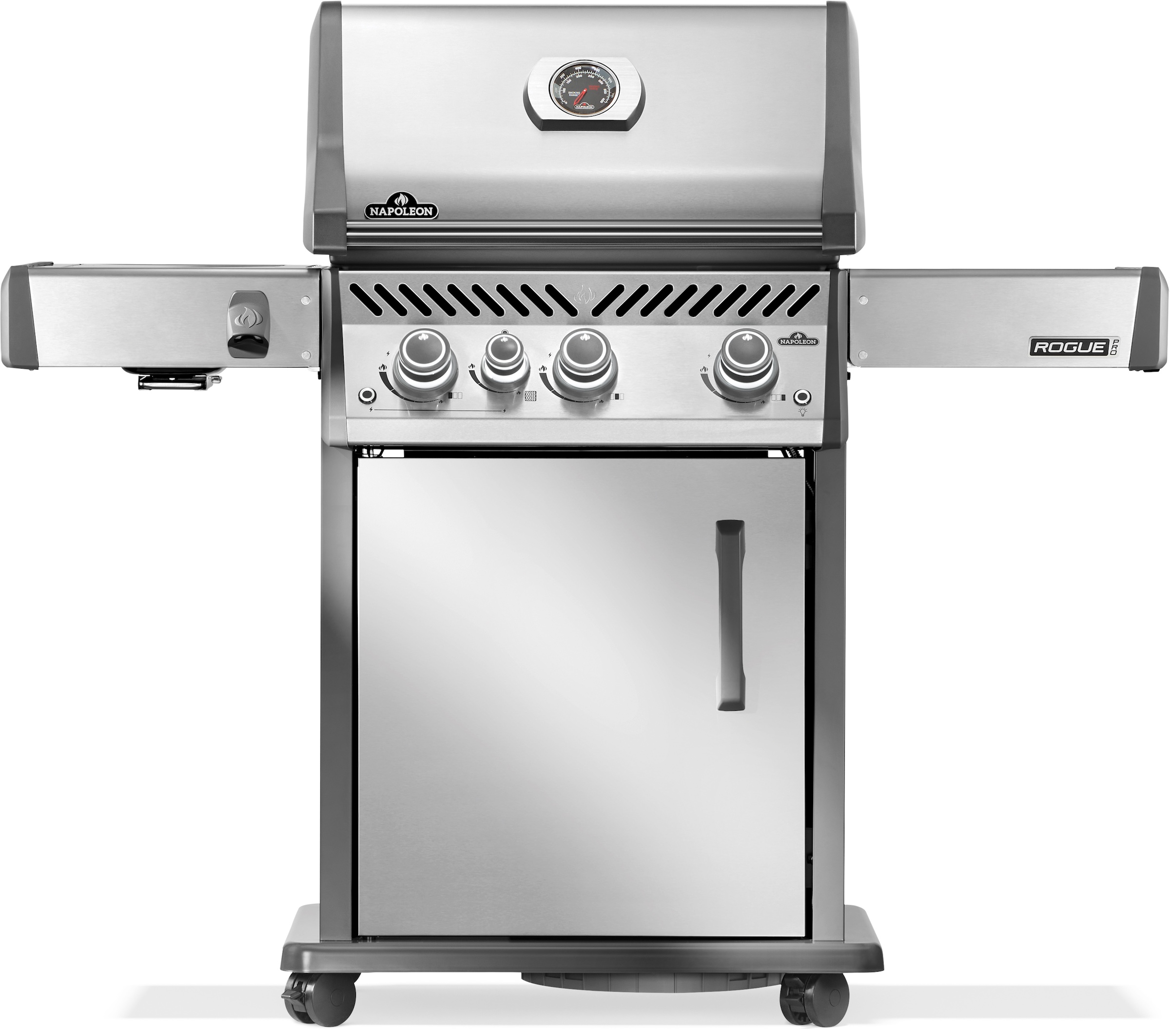 Napoleon Rogue Pro 425 Edelstahl Gasgrill mit SIZZLE ZONE Seitenbrenner RP425SIBPSS-2-DE