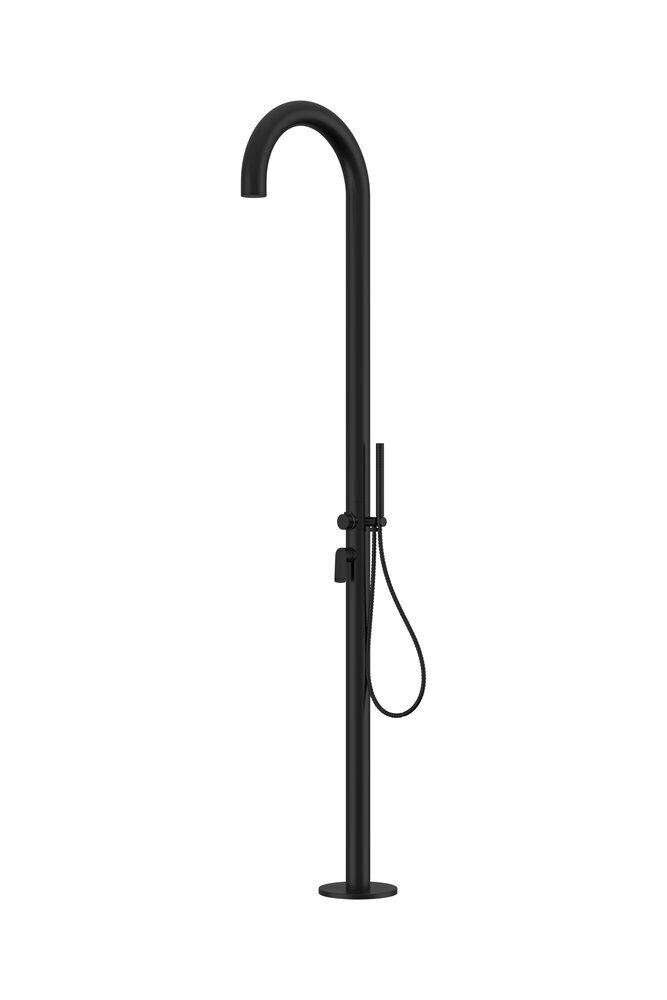Steinbach Gartendusche Balance Außendusche mit Handbrause Schwarz Matt