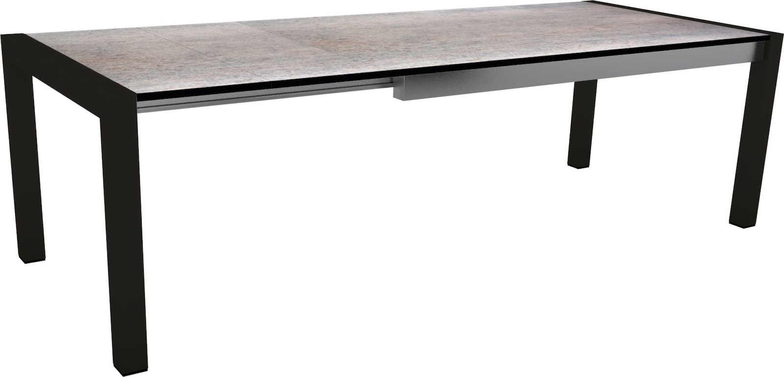 Stern Standard Ausziehtisch Gartentisch Dining-Tisch Aluminium 174/254x90 cm