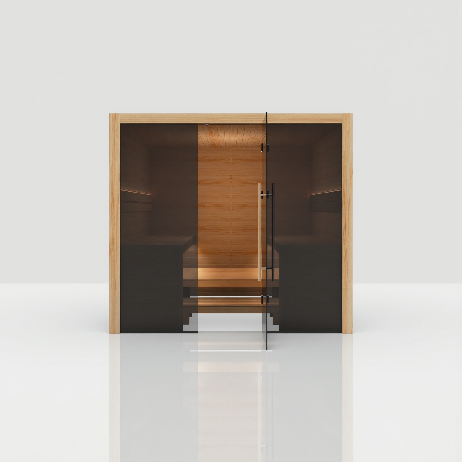 Hekla Traditional 220 Scandi Sauna für 6 Personen Saunakabine 220x210x210 cm