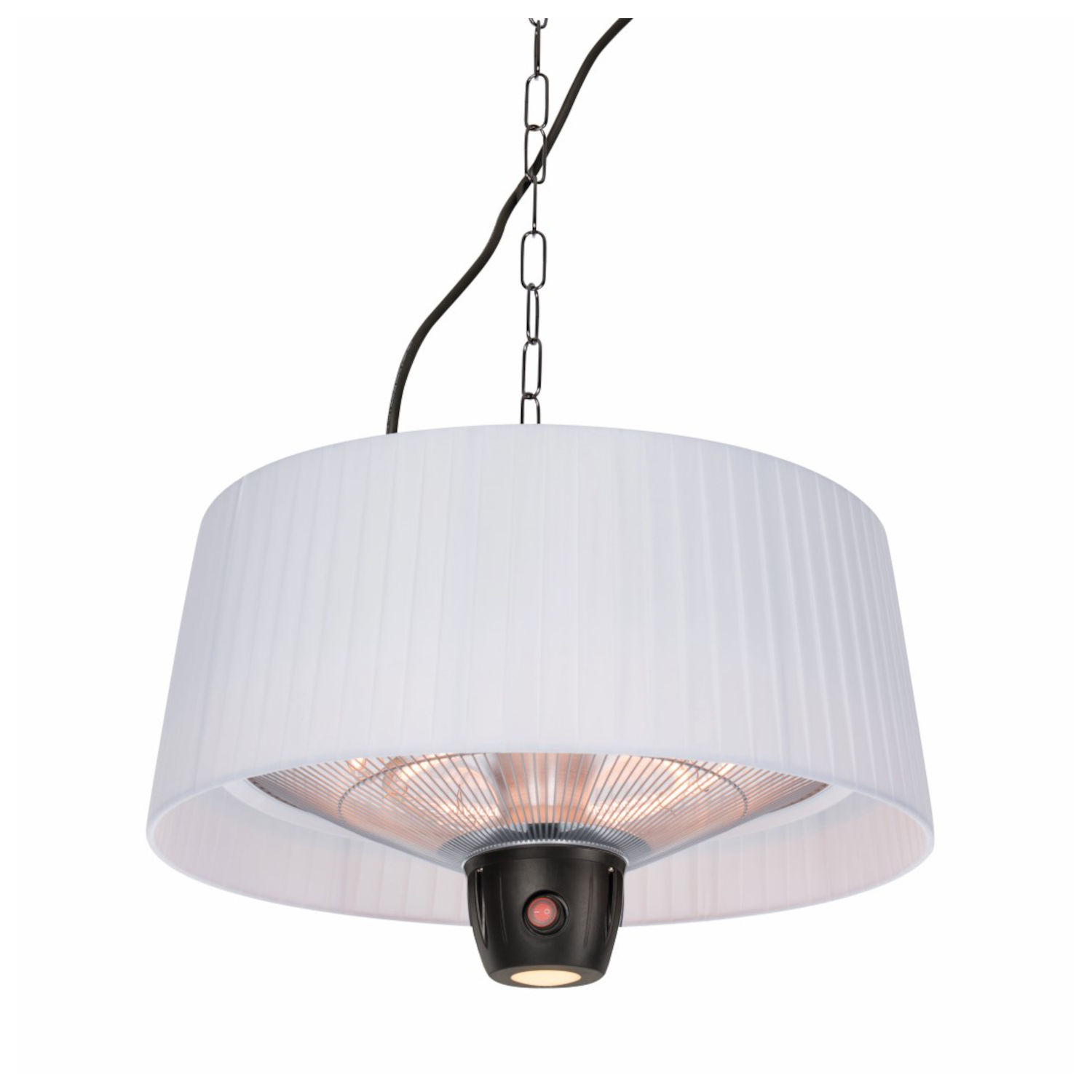 SUNRED® Hängeheizstrahler Bright Artix Compact Hanging Infrarotheizstrahler weiß