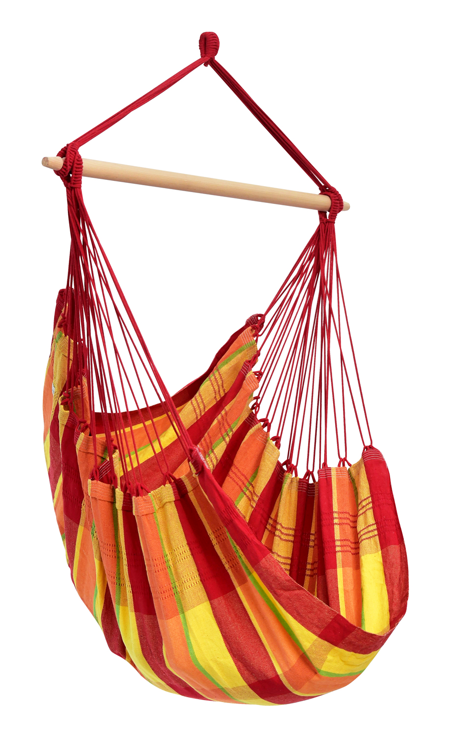 AMAZONAS XL Hängesessel Brasil Papaya mit Spreizstab Sitzfläche ca. 160 x 130 cm