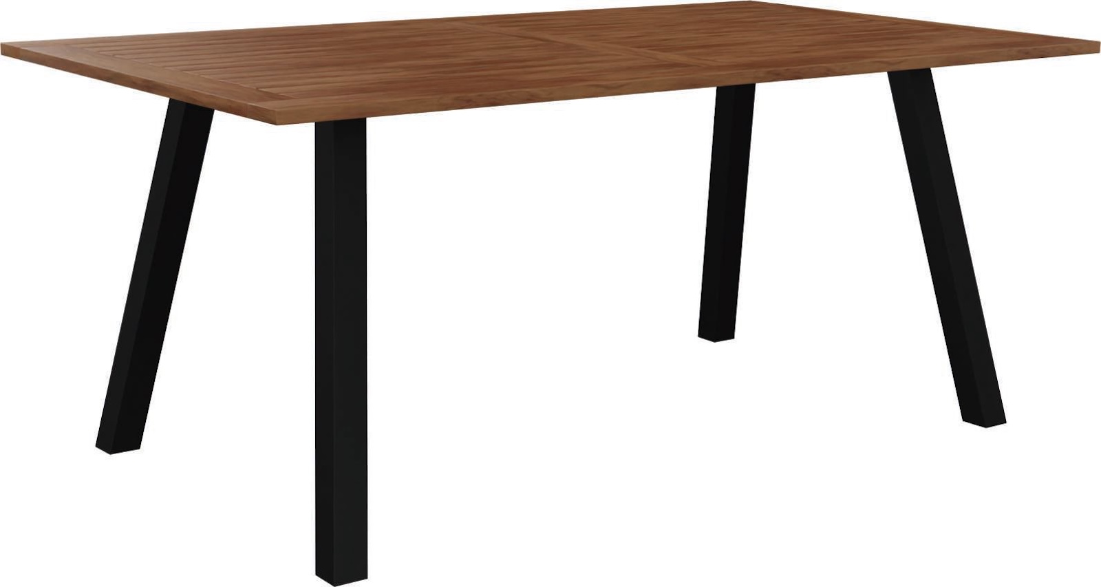 Stern Interno Dining-Tisch Gartentisch 180x100cm Aluminium schwarz mehrere Tischplatten