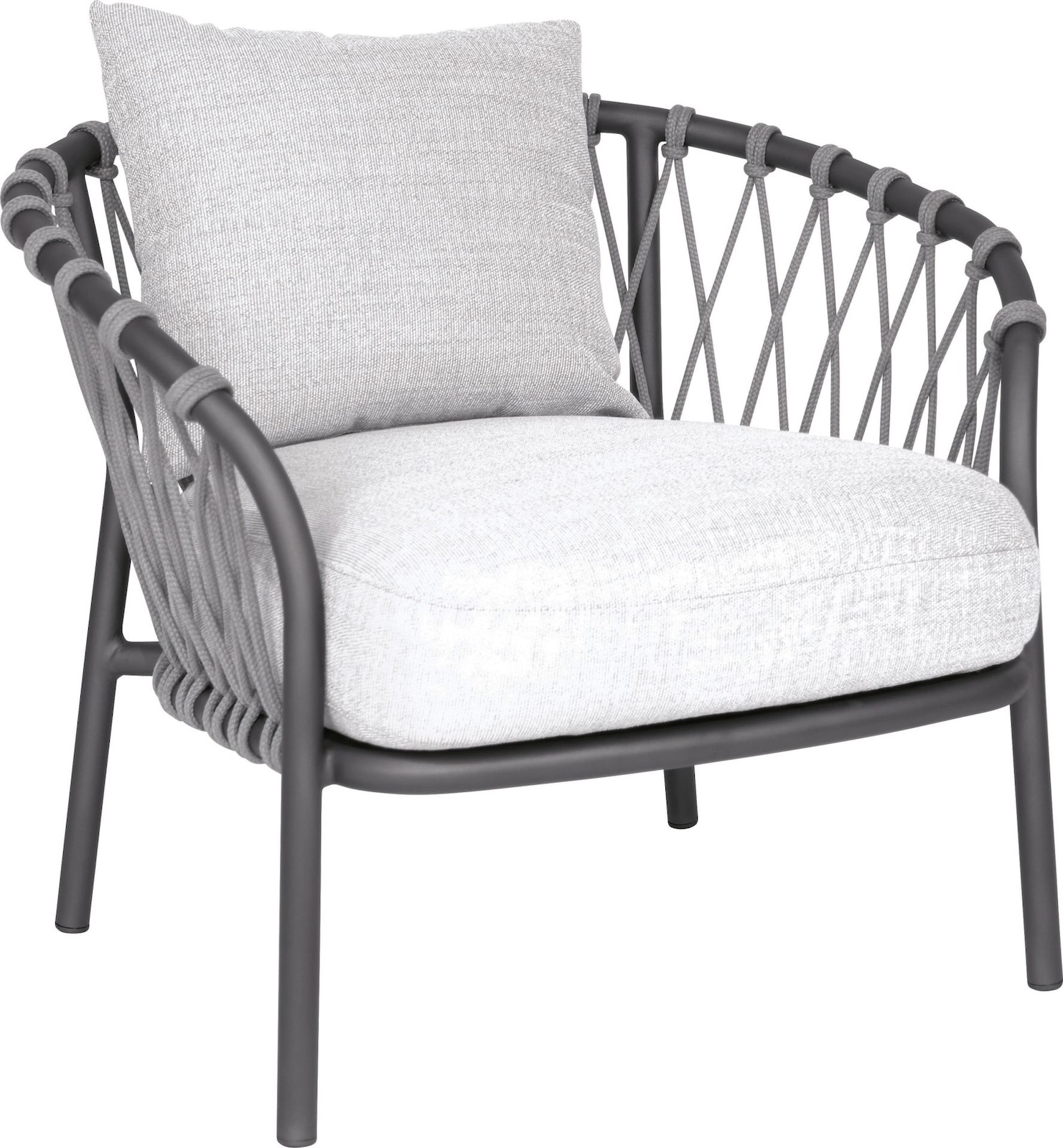 Stern Klea Lounge-Sessel Gartensessel Gartenstuhl Aluminium-Gestell perlgrau