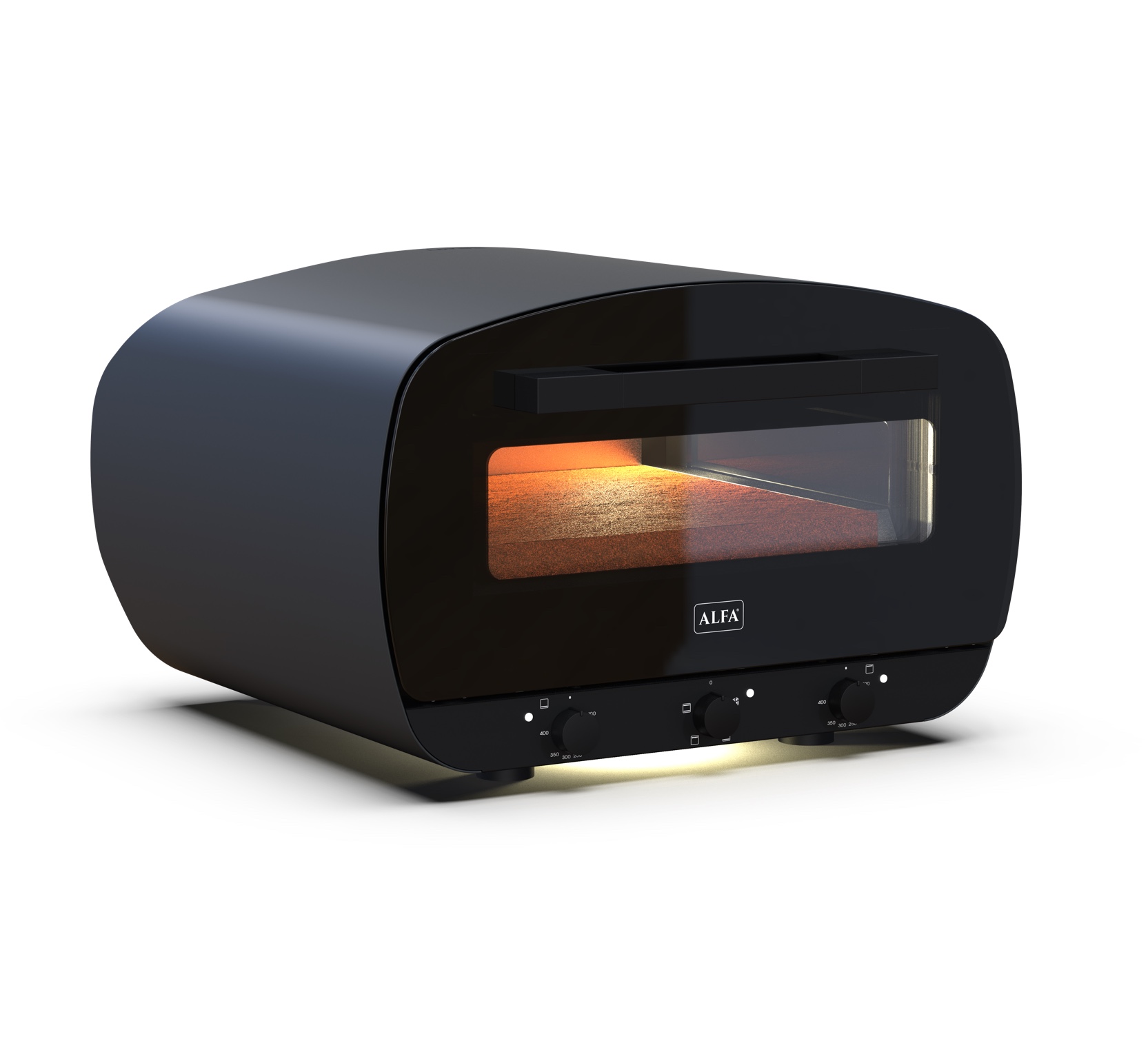 Alfa Forni Elektro Pizzaofen URBE Anthrazit Grau (RAL 7016) FXUR-1P-EGRIA
