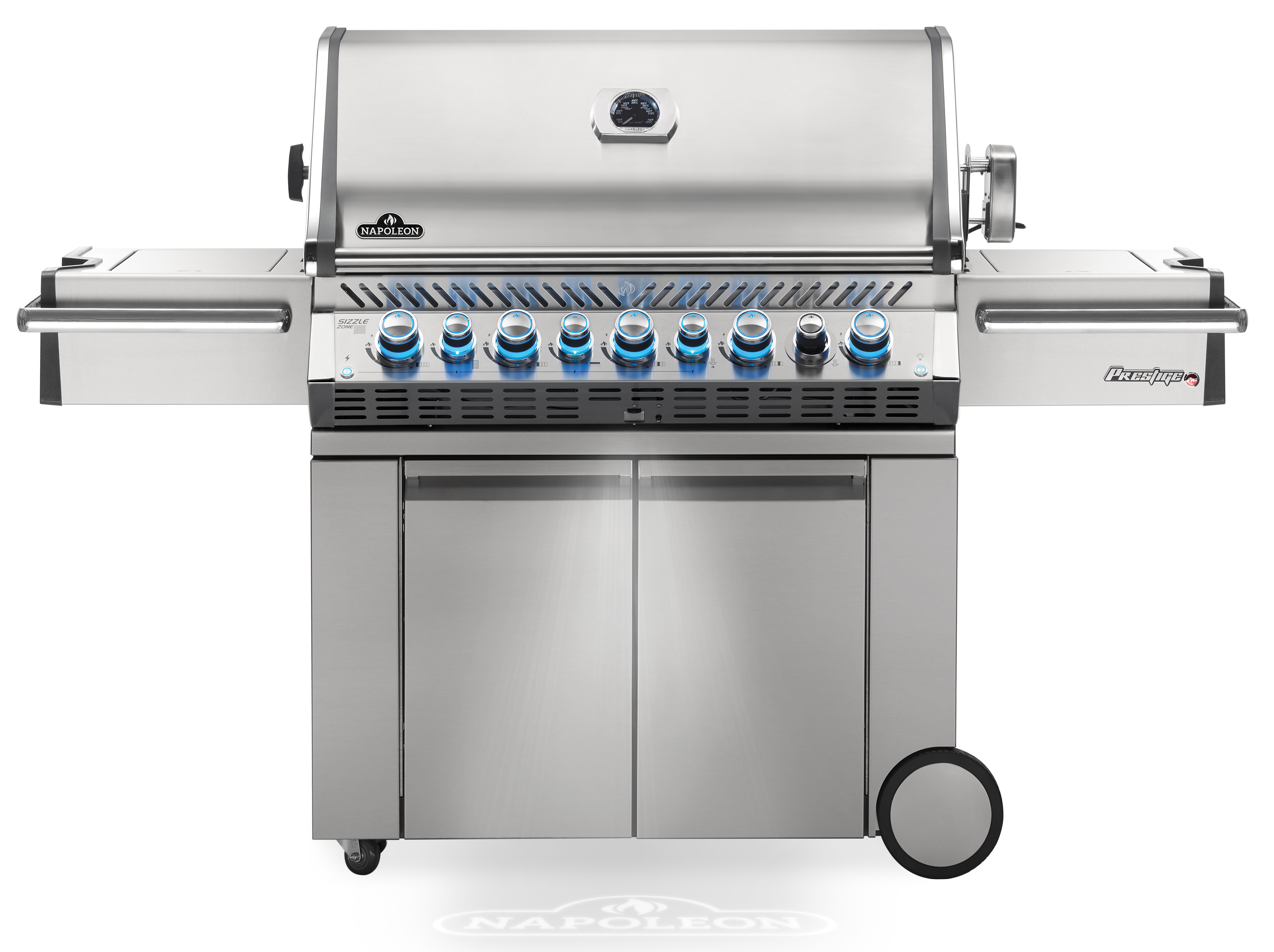 Napoleon Prestige Pro 665 Edelstahl ERDGAS Gasgrill 31 kW 8 Brenner inkl. Drehspieß-Set PRO665RSIBNSS-3