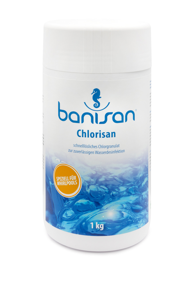 Banisan Chlorisan Chlor-Granulat Chlorgranulat 1,0 Kg für Whirlpools 25201000
