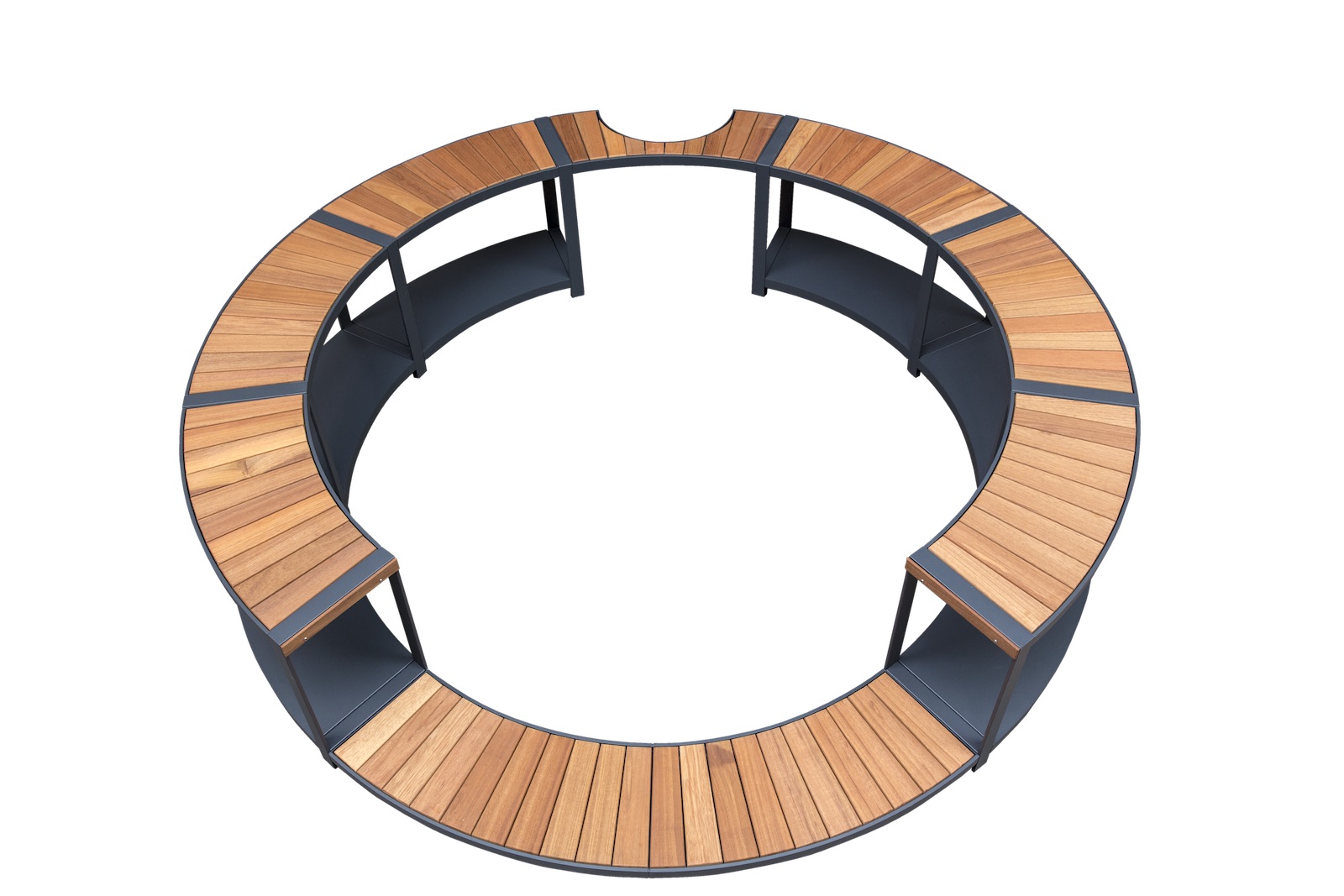 Softub Stausee Umrandung inkl Einstieg anthrazit für Whirlpool Resort 300