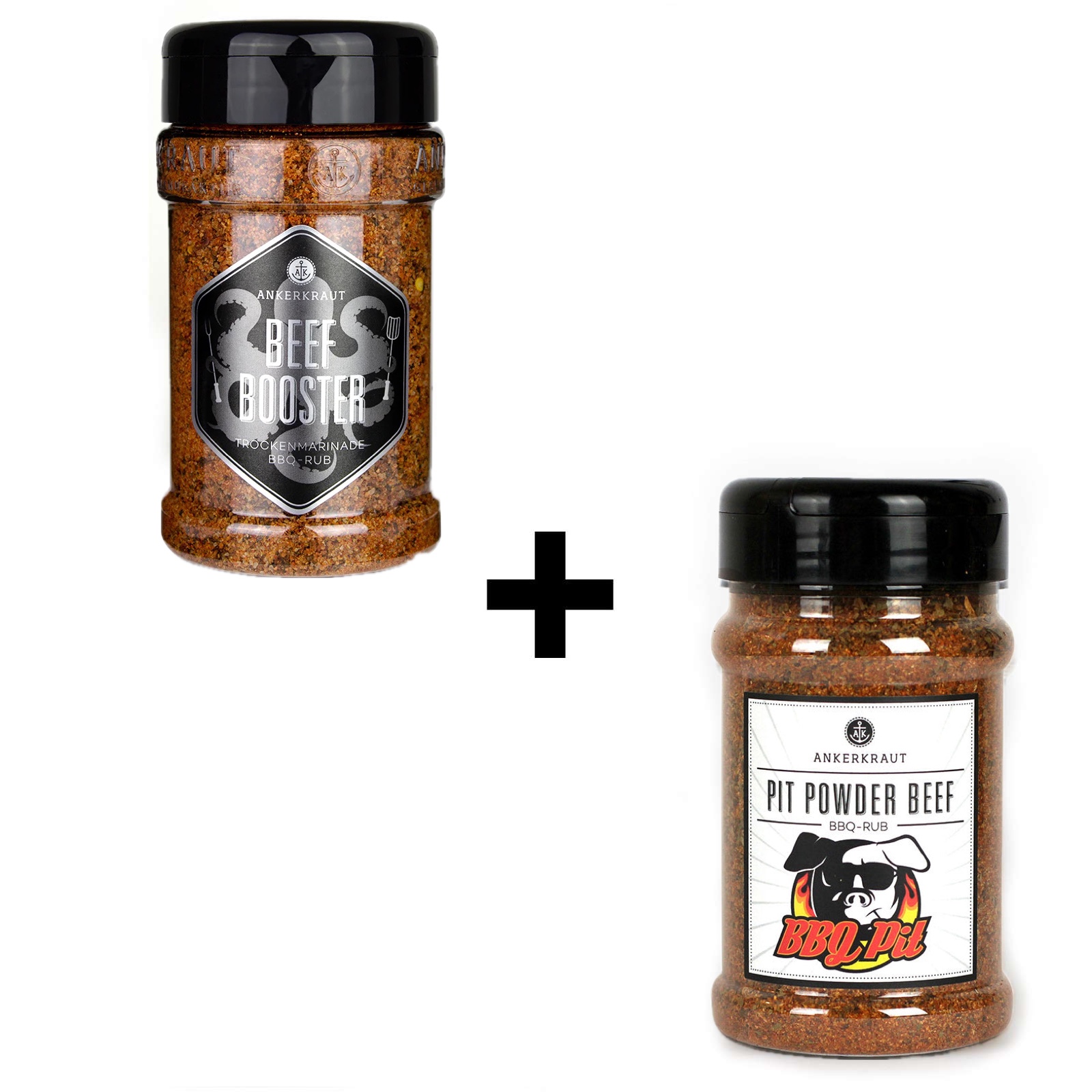 Ankerkraut 2er BBQ Rub Marinaden Set für Rindfleisch