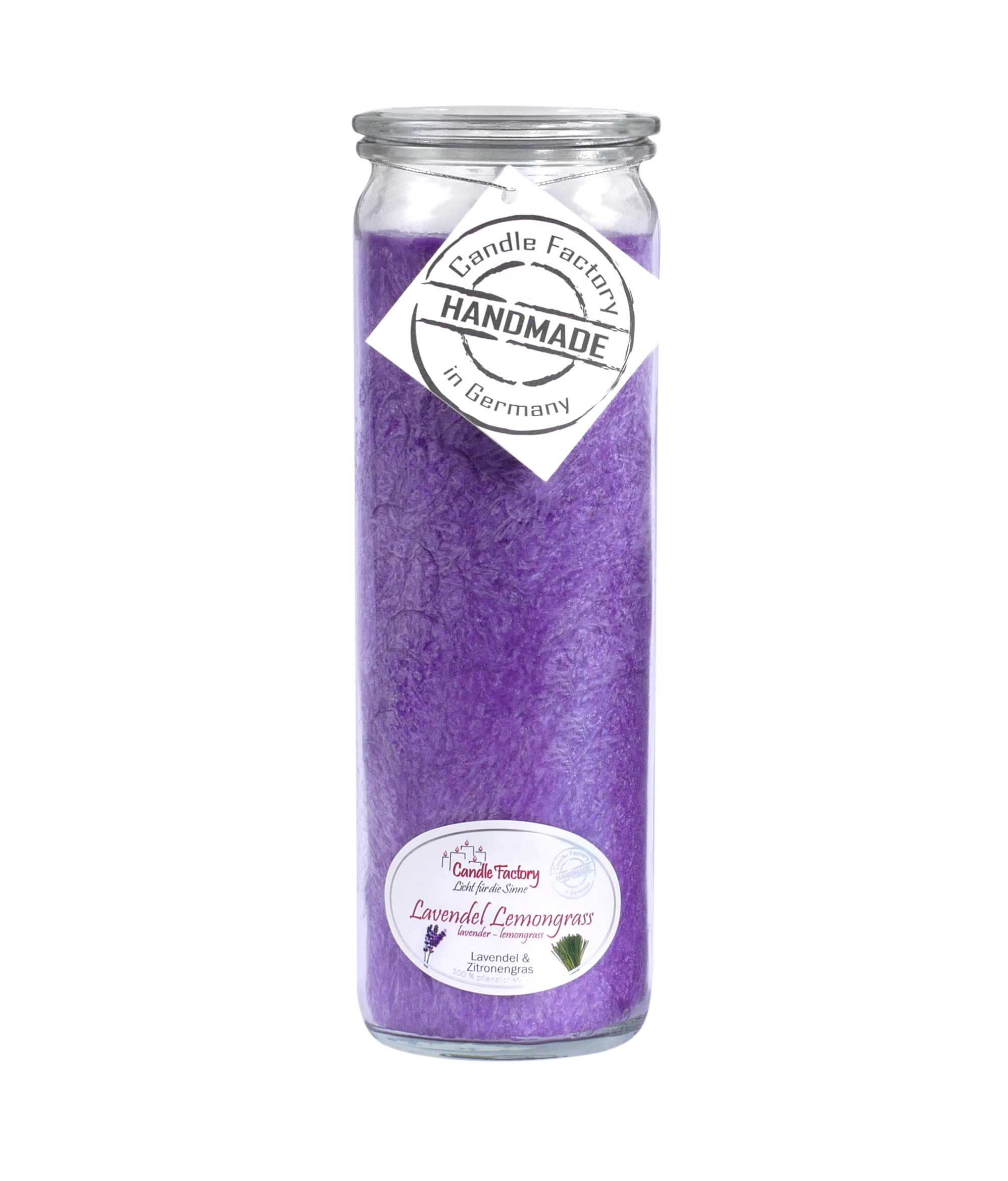 Candle Factory Big Jumbo Lavendel Lemongrass Duftkerze Dekokerze 306-059