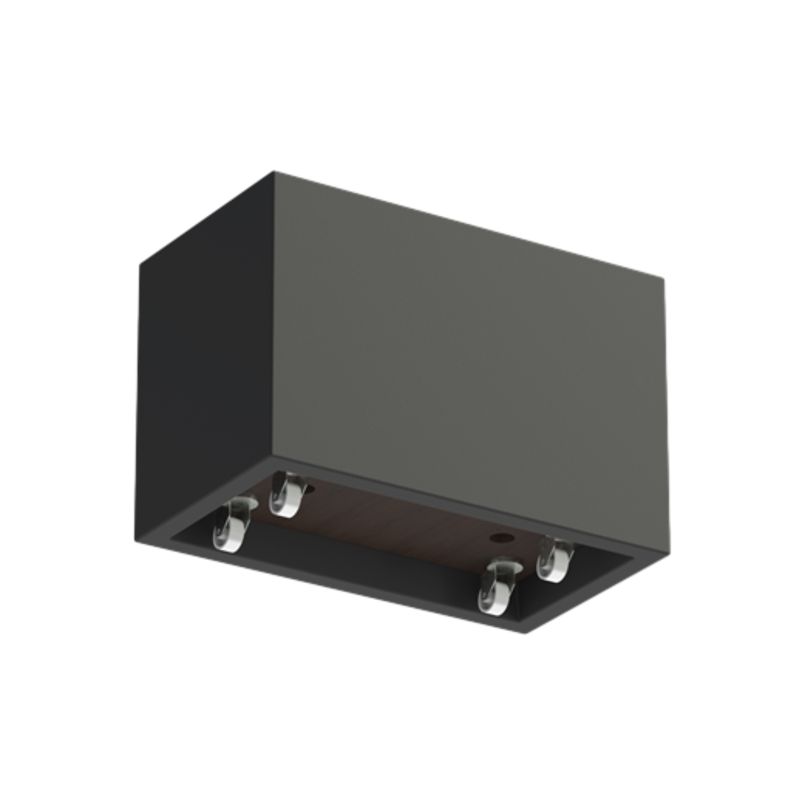 Adezz Carrez Pflanzgefäß mit Rollen Fiberglas Pflanzkübel Blumenkübel schwarz