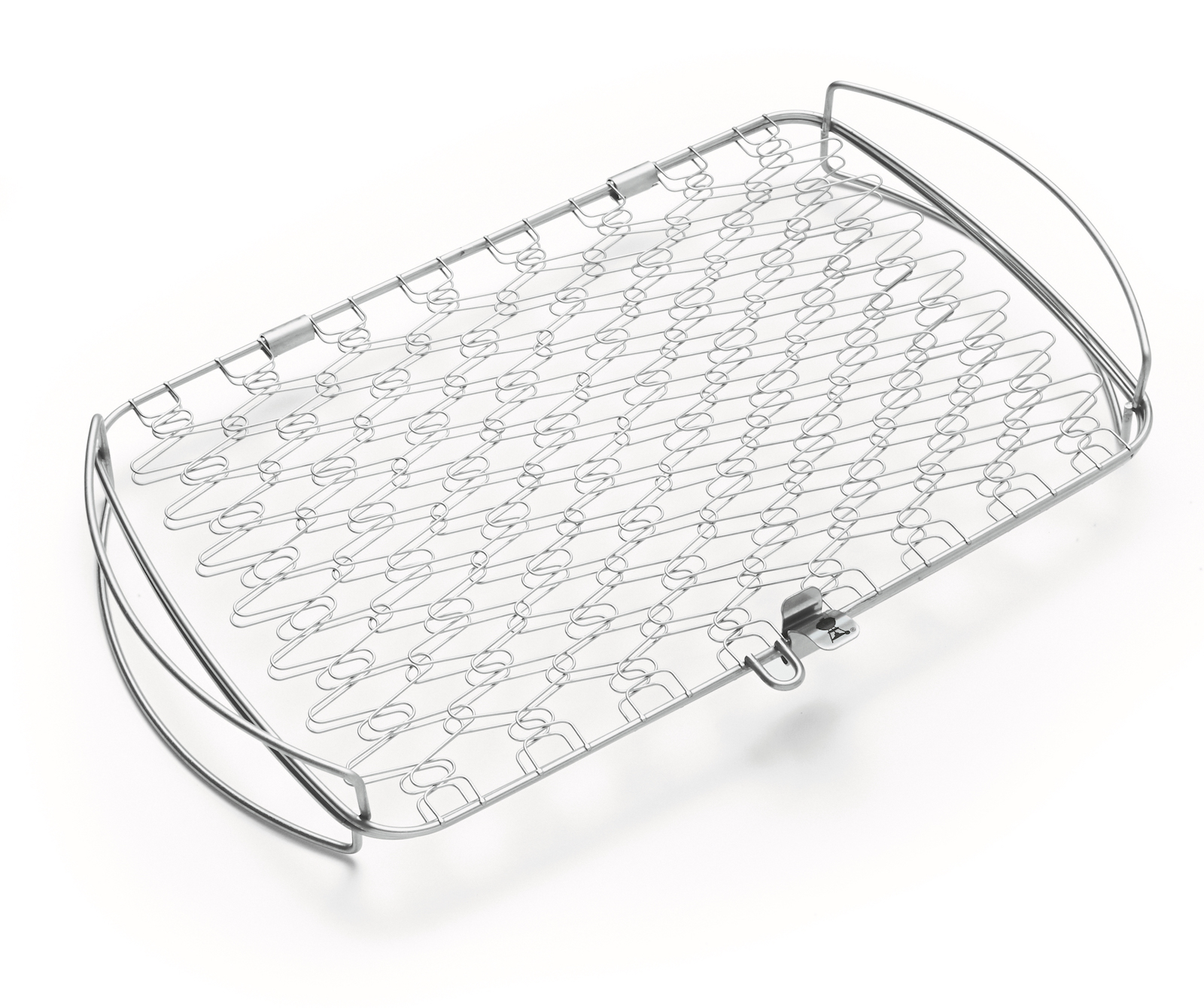 Weber Fisch- und Gemüsehalter groß Edelstahl für Grills ab ø 57 cm und Q-3000 Serie