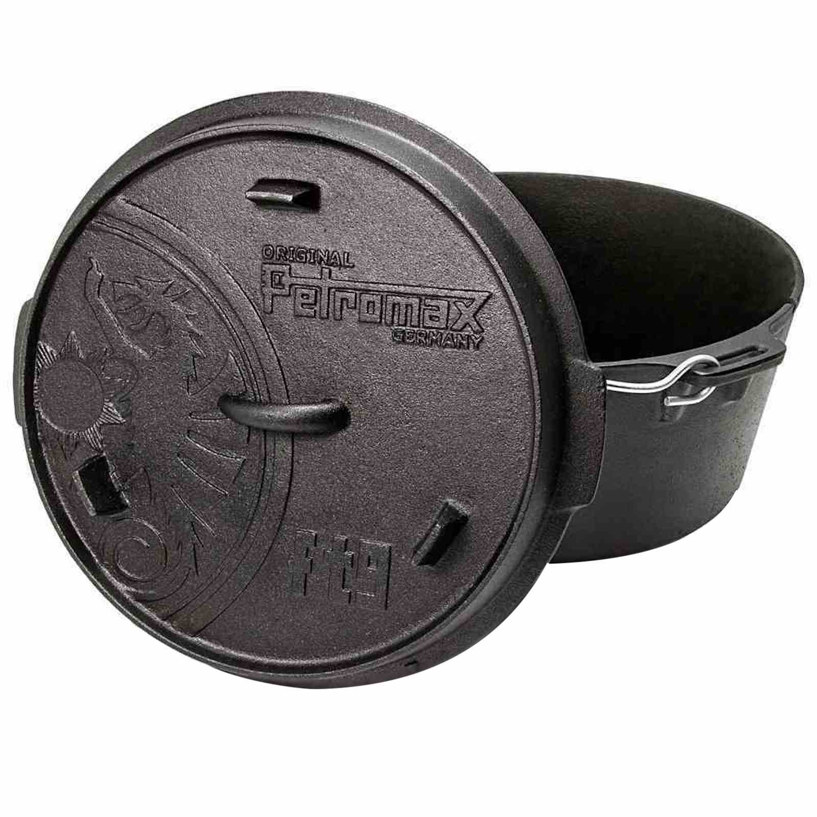 Petromax Feuertopf ft9-t ohne Füße 7,5 Liter Gusseisen 35 x 14,5 x 35 cm