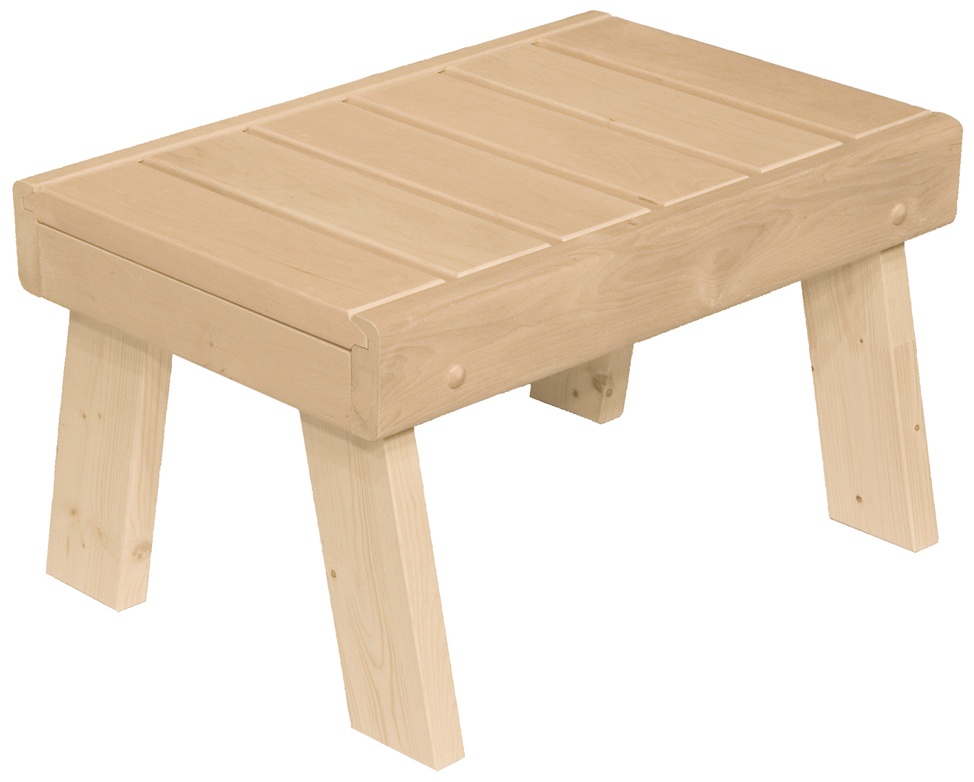 Harvia Schemel Saunahocker Sauna-Tritthocker Holz Hocker Erle einstufig