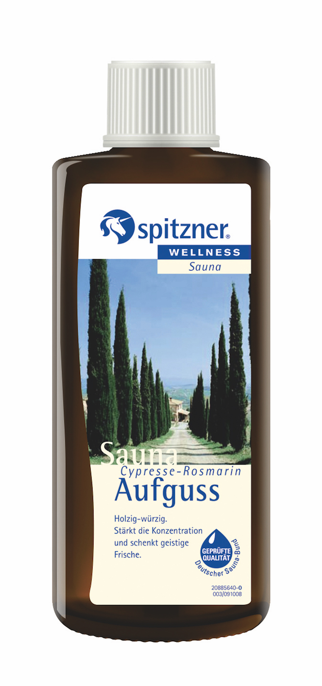 Spitzner Saunaaufguss Cypresse Rosmarin 190 ml 8850021
