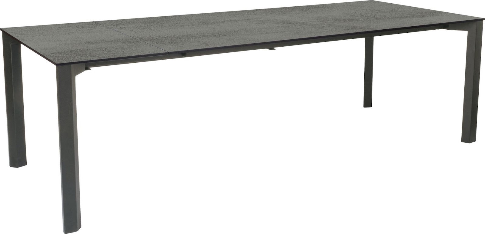 Stern Penta Ausziehtisch Gartentisch Dining-Tisch Aluminium Graphit 200/250x100 cm