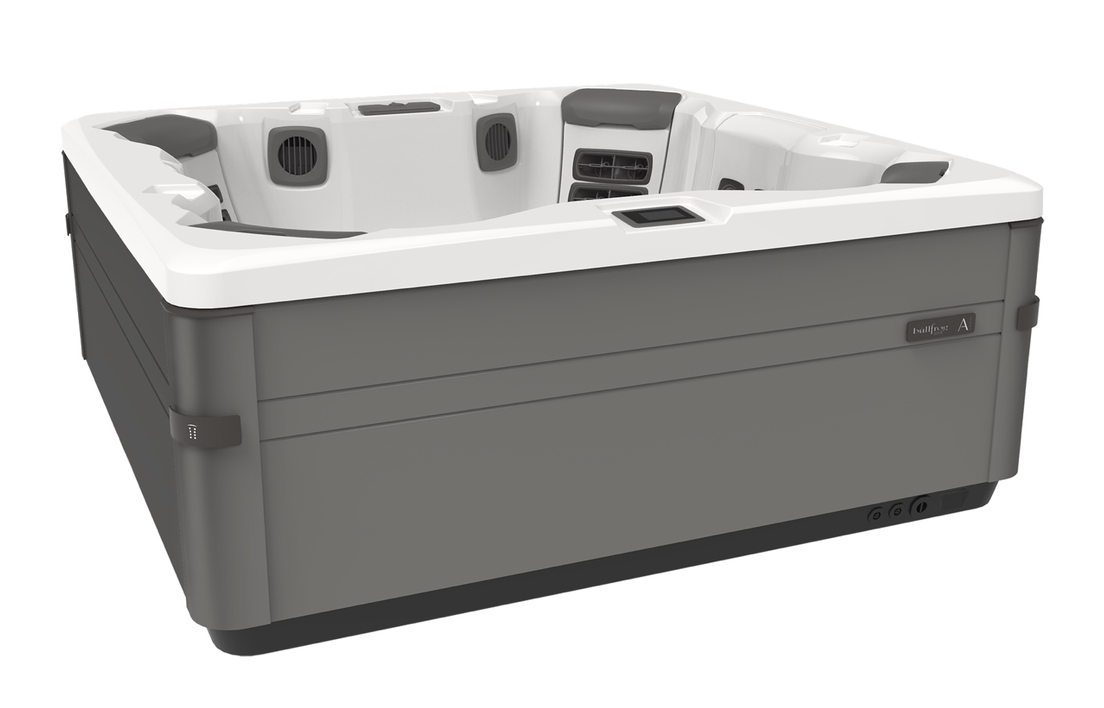 Bullfrog Spas A7 Choice Whirlpool für 7 Personen 224x224x92cm Coastal Grey