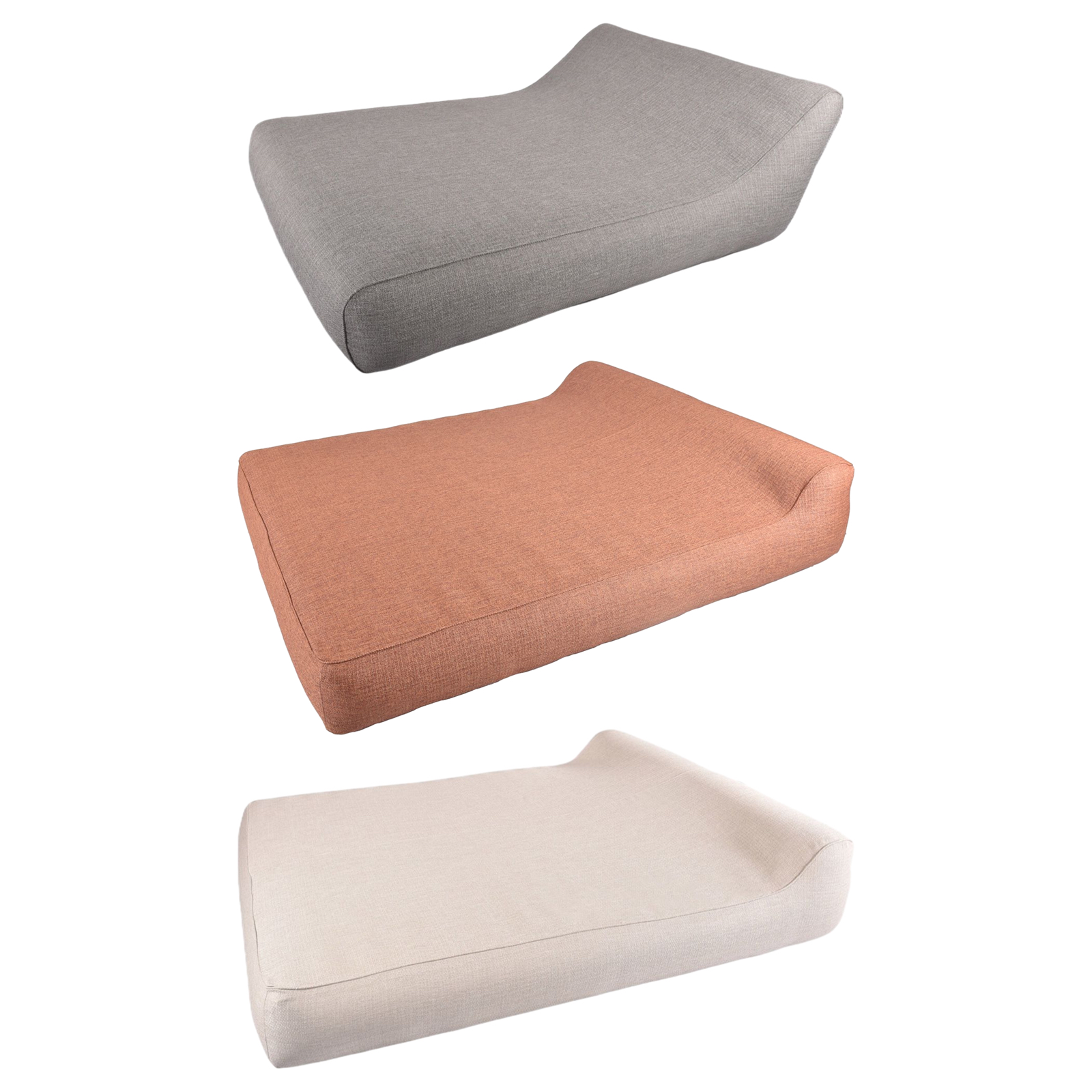 Best Twin - Aufblasbare Doppel-Liege mit niedriger Rückenlehne Gartenliege