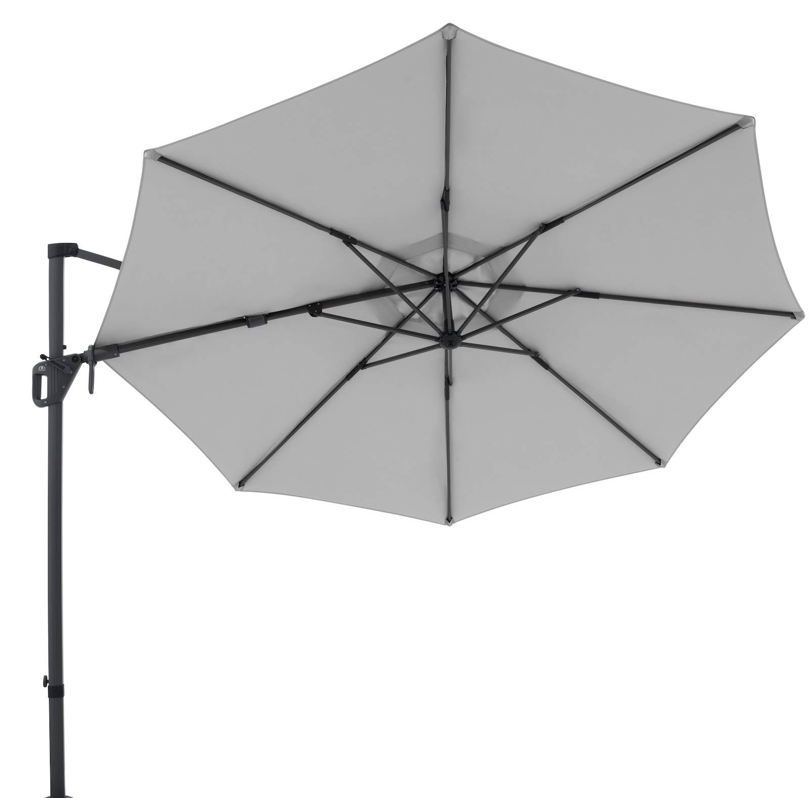 Doppler LIFE Side ø 310 cm rund Pendelschirm Sonnenschirm Ampelschirm in 3 Farben