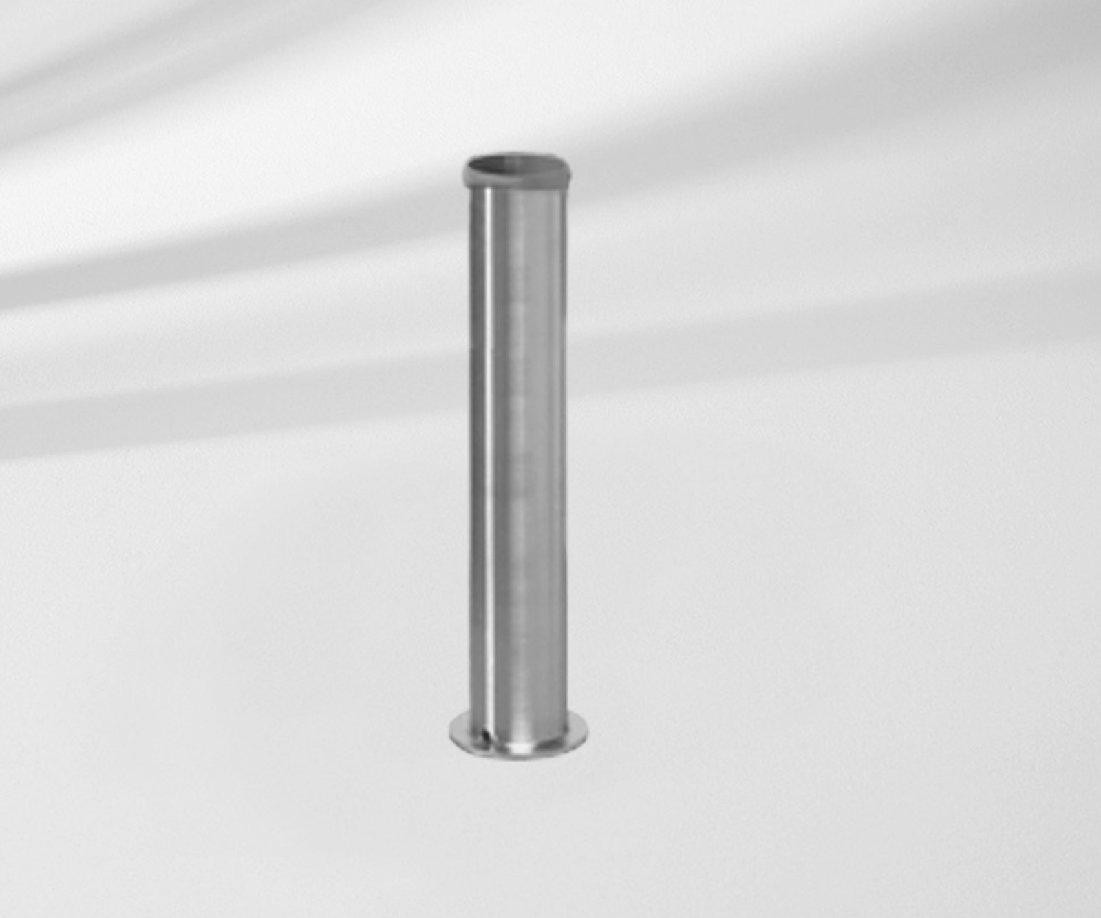 GLATZ Standrohr Z P+ aus Edelstahl passend zu Betonsockel Granitsockel