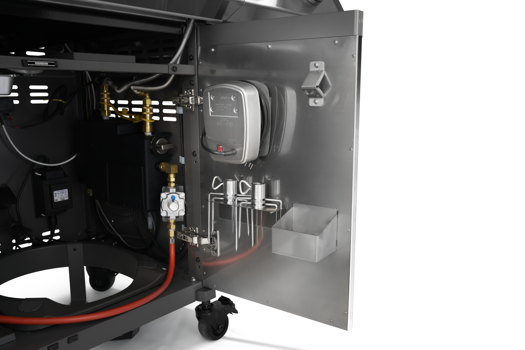 Napoleon Prestige PRO 500 Connected Edelstahl Gasgrill inkl. Drehspieß-Set PRO500VXRSIBPSS-DE