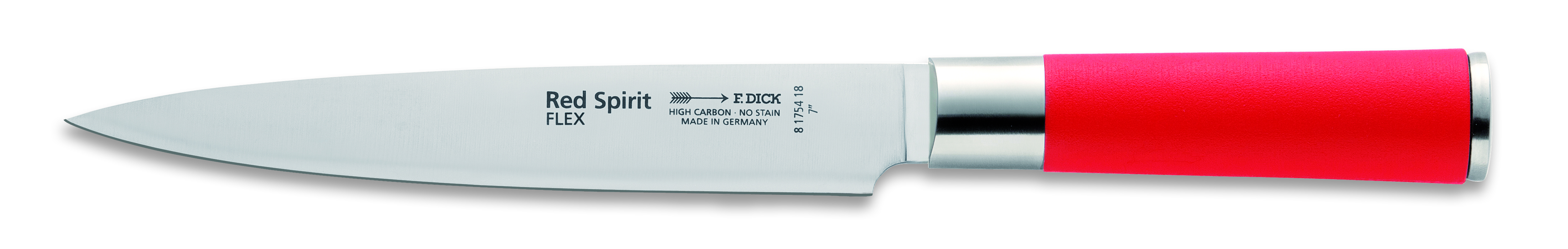 Friedrich Dick Red Spirit Filetiermesser zum Filetieren, Klingenlänge 18 cm